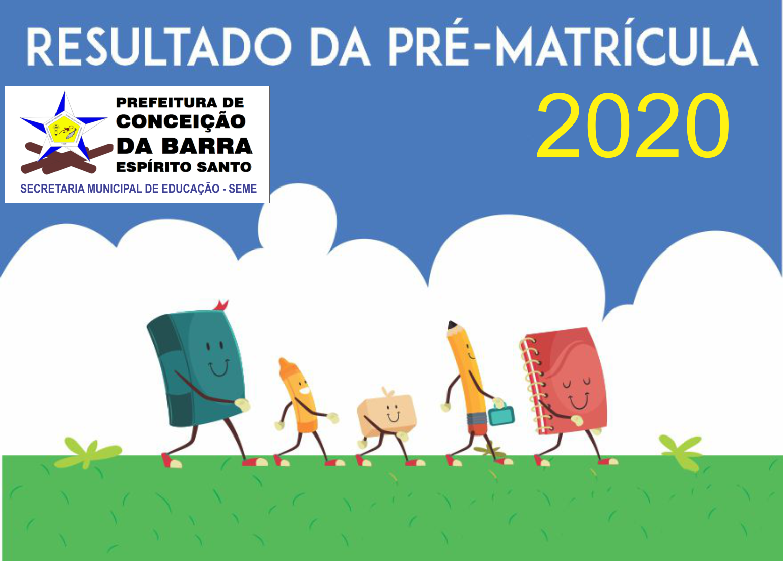 CARTAZ PRE-MATRICULA 2020