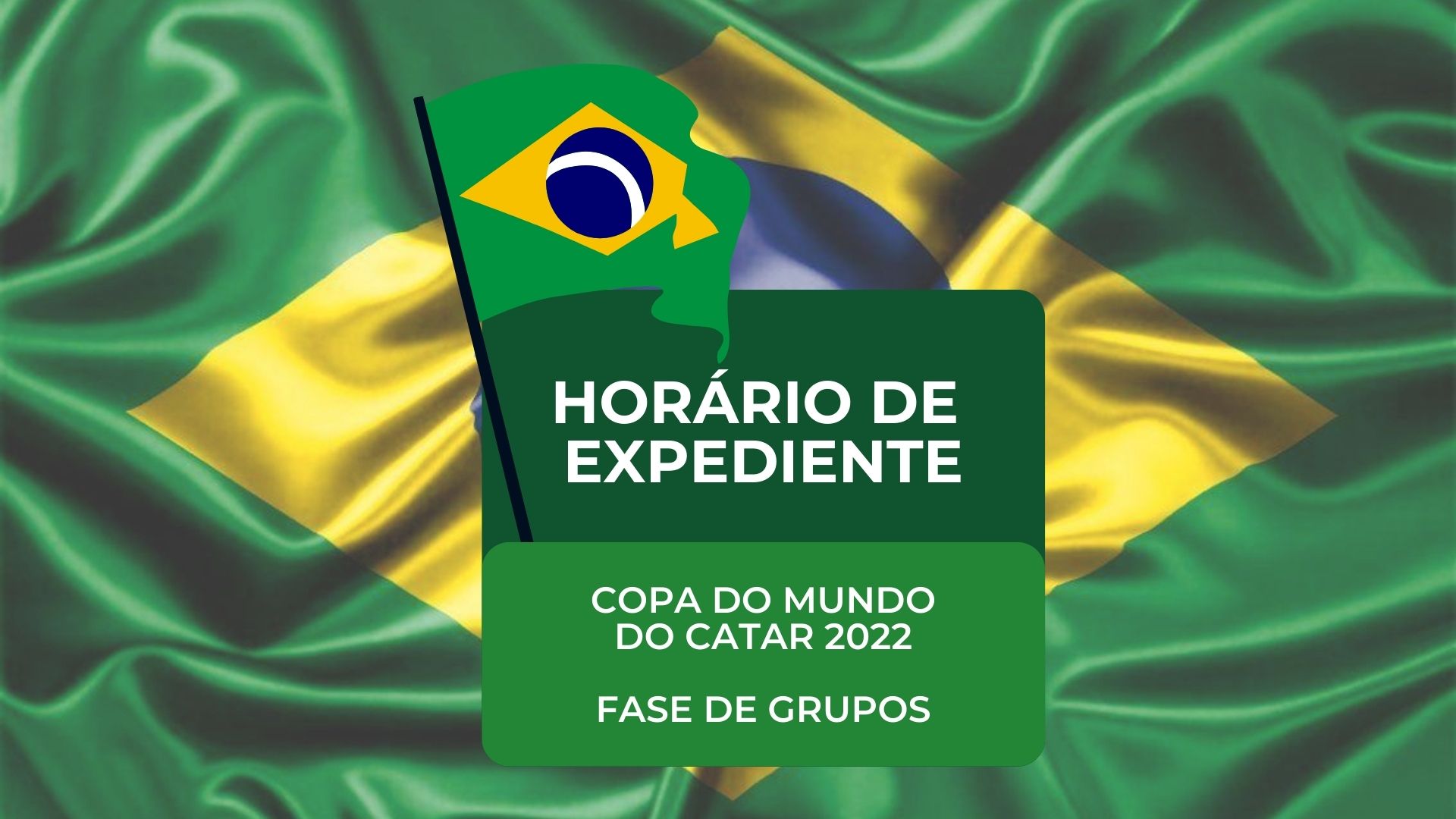 Prefeitura altera expediente nos dias de jogos do Brasil na Copa