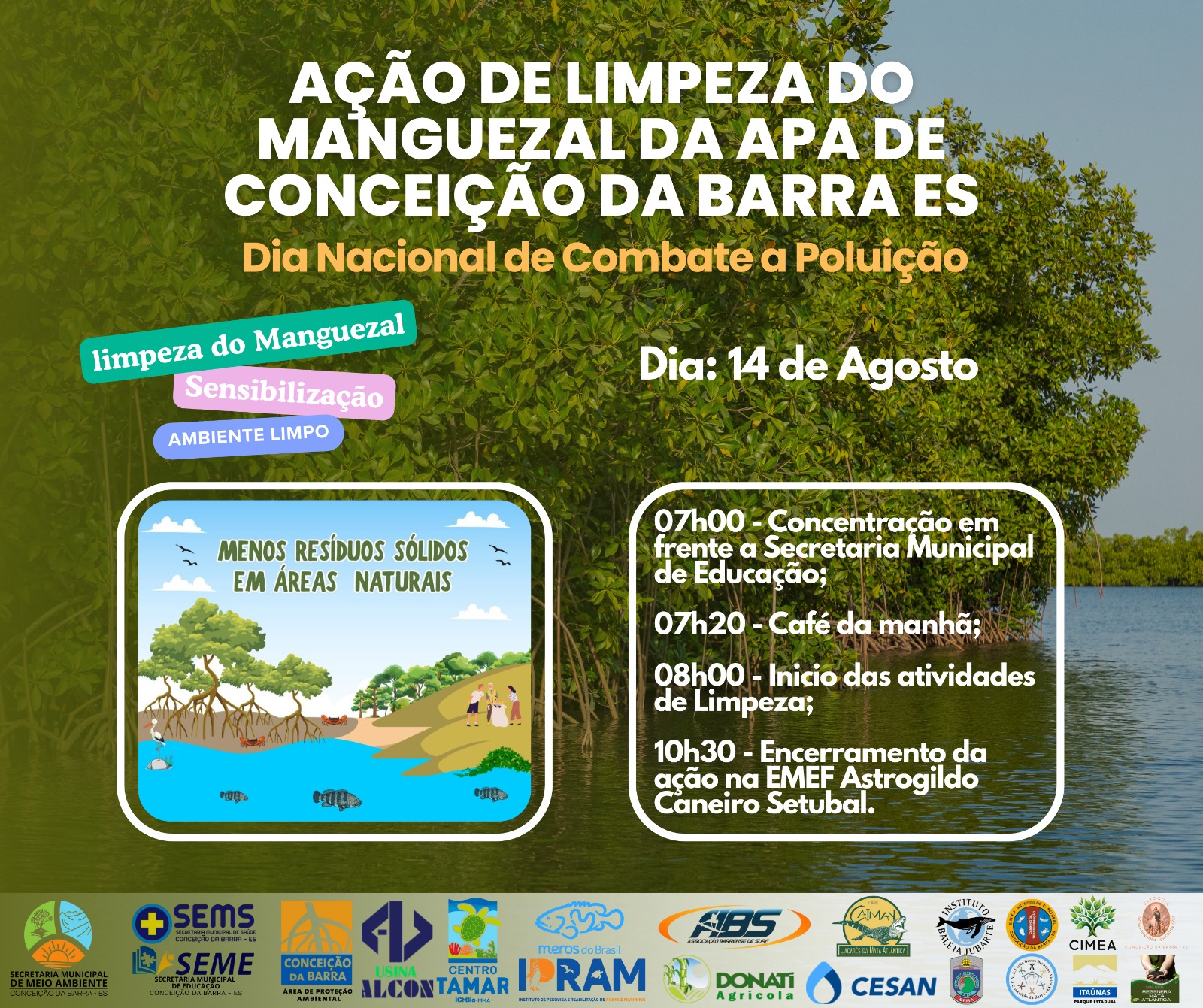 Cartaz_Ação de Limpeza 14 agosto2025