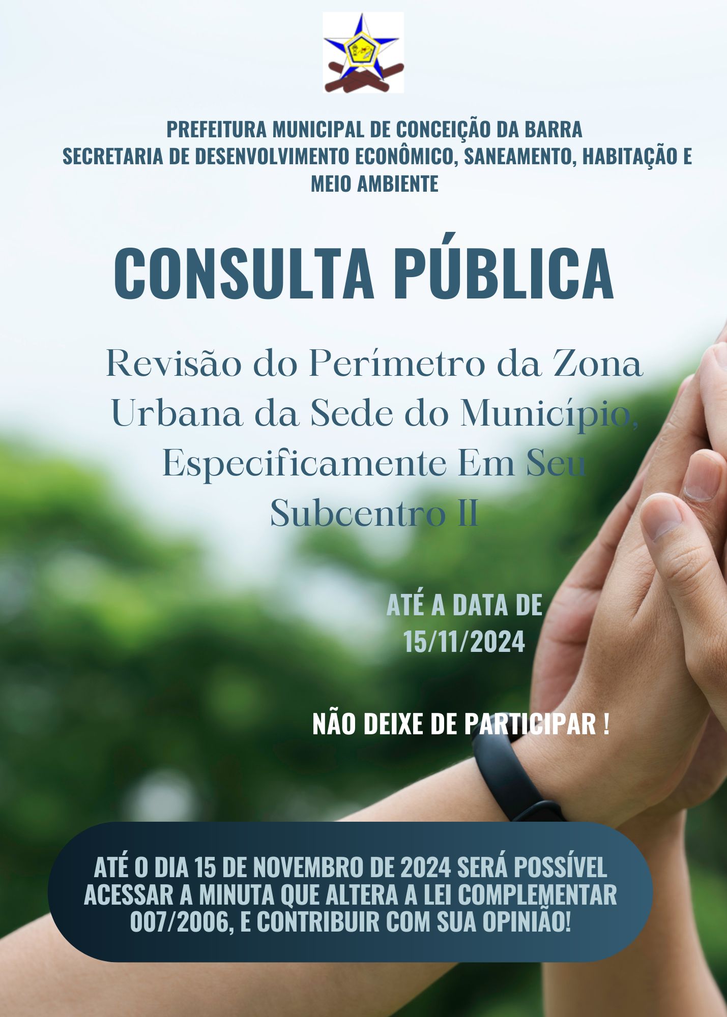 Convite para consulta publica