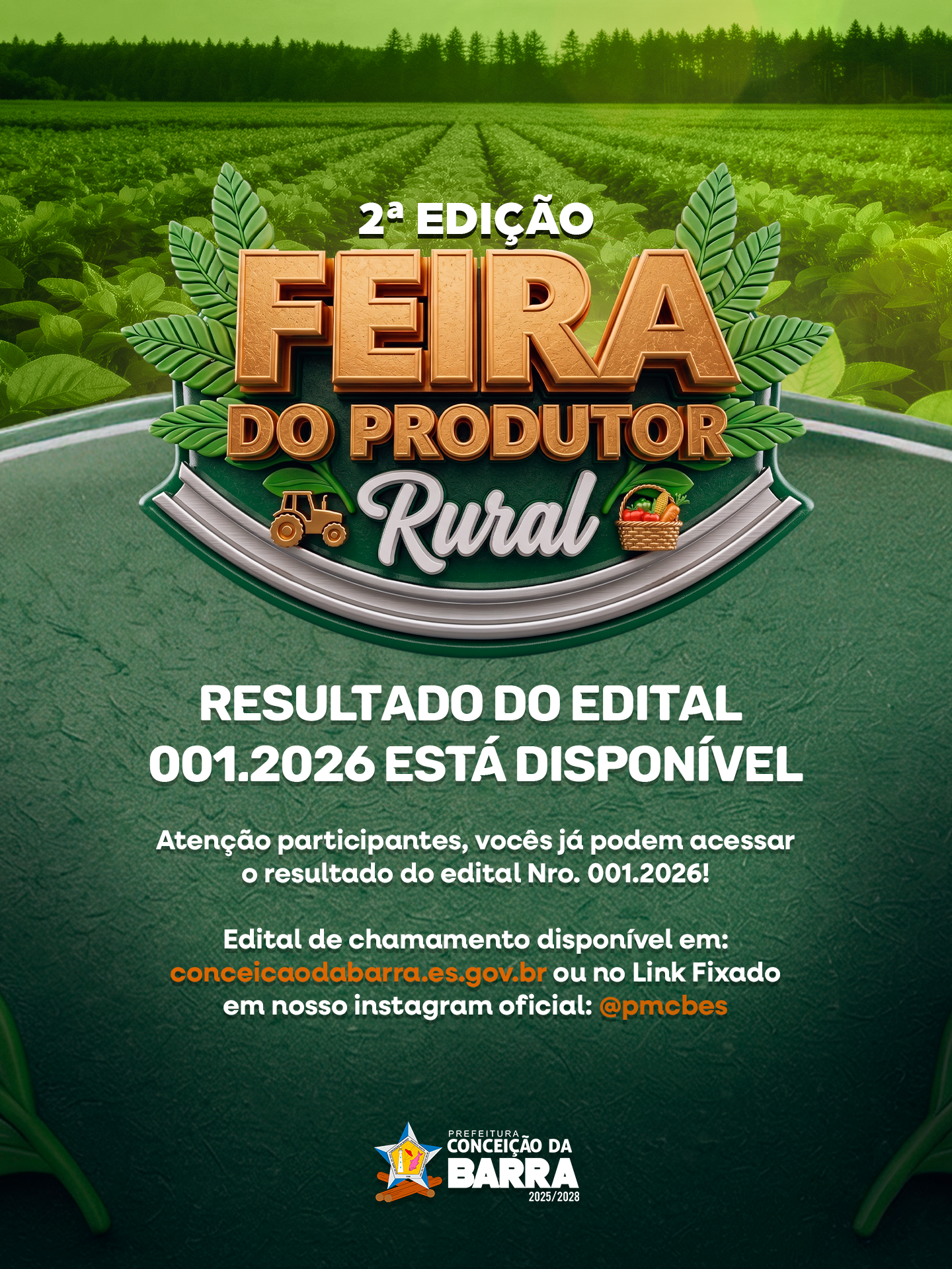 FEIRA PRODUTOR  EDITAL