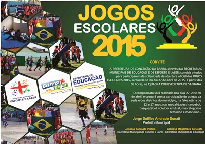 Tabela dos Jogos Escolares 2015