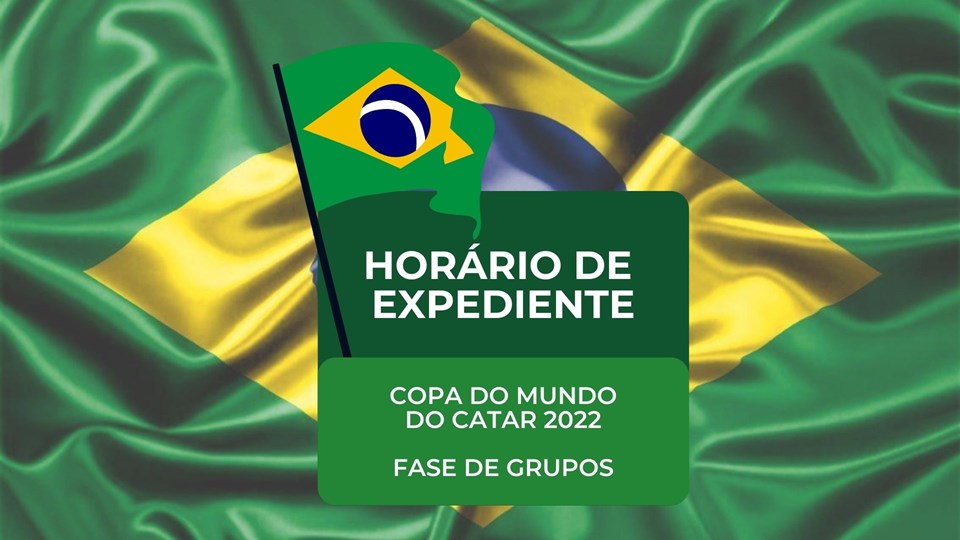 Prefeitura terá horário especial nos jogos da Seleção Brasileira